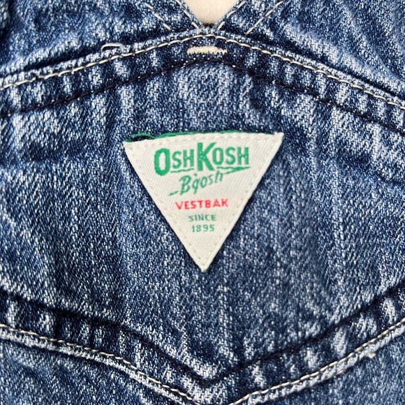 •OSH KOSH• Classic Denim Skirtall - Size 18 Months - Picture 6 of 9